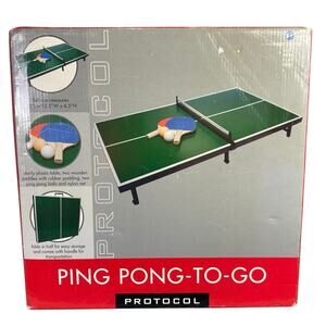 Portable‎ Table Tennis Set Ping Pong-To-Go Game Kids